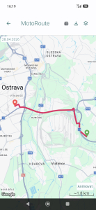 Test GPS trackeru MALA